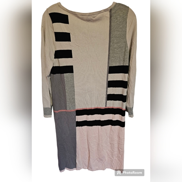 Weekend MaxMara Size Large ColorBlock Sweater Dress - Picture 2 of 3